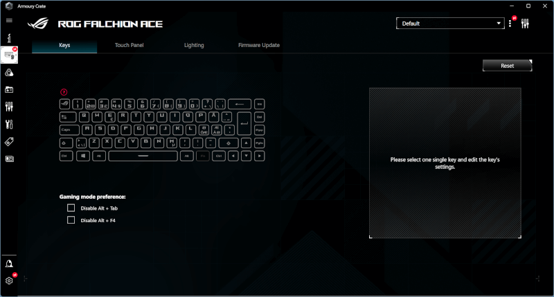 touch Falchion mechanical ASUS TKL Gaming 60% wire ROG 65% Ace.png